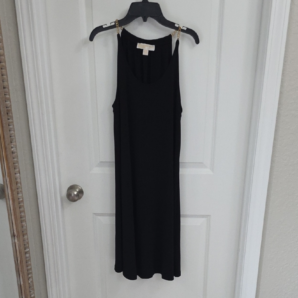 Michael Kors Black Midi Dress